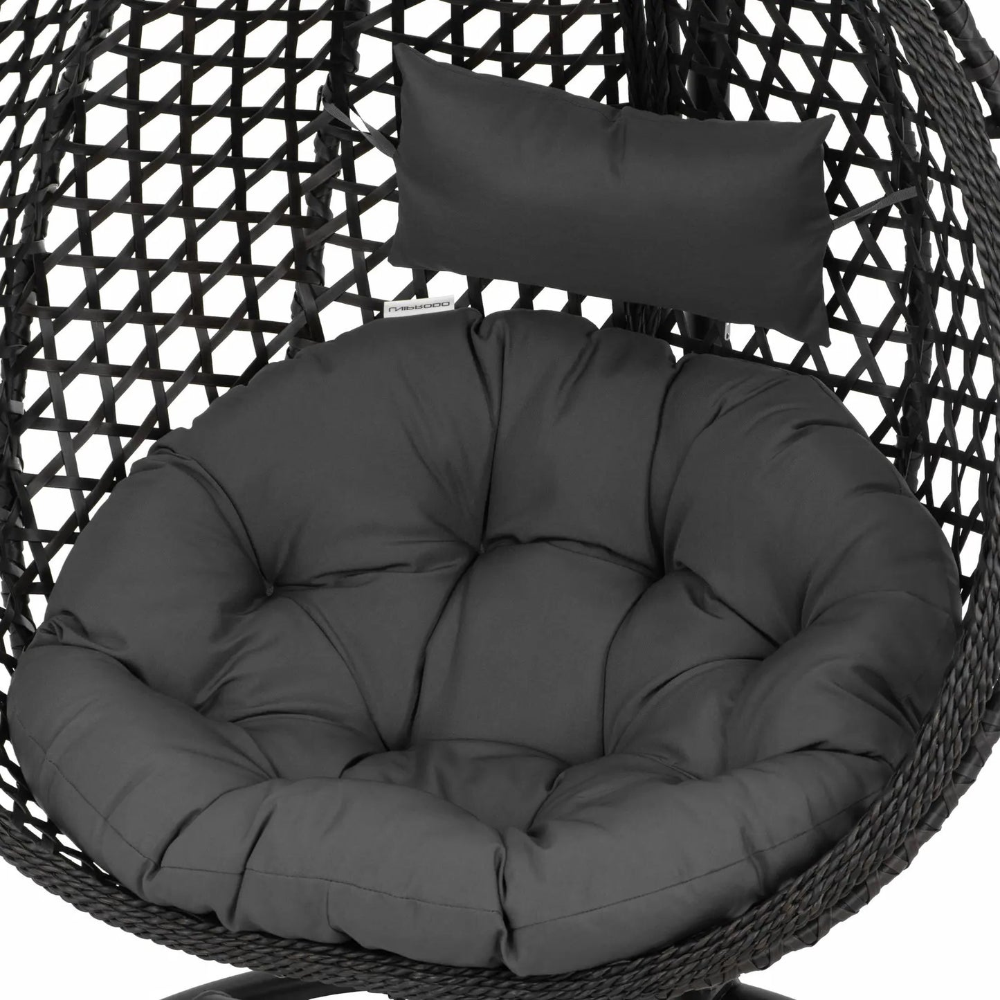 Comfortable Hanging Egg Chair with Stand – Weatherproof Outdoor Swing Seat