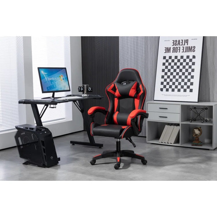 Adjustable Racing Style Gaming Chair with Lumbar Support